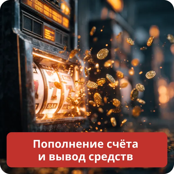 Пополнение счёта и вывод средств